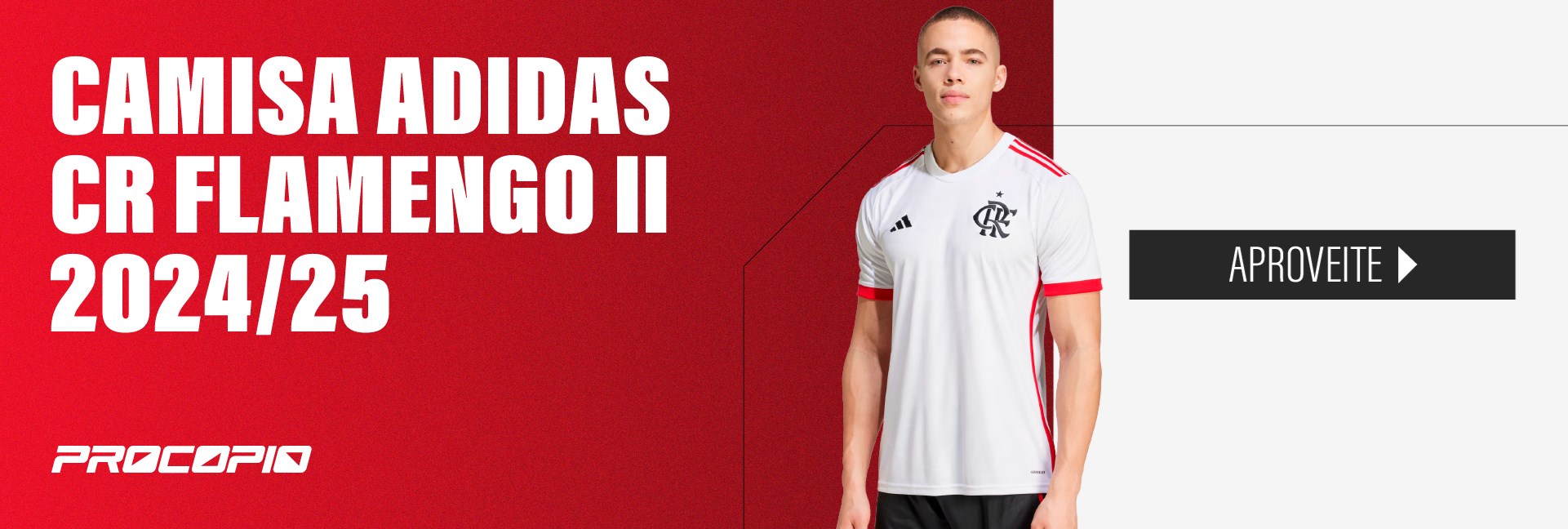 Camisa adidas CR Flamengo II 2024/25