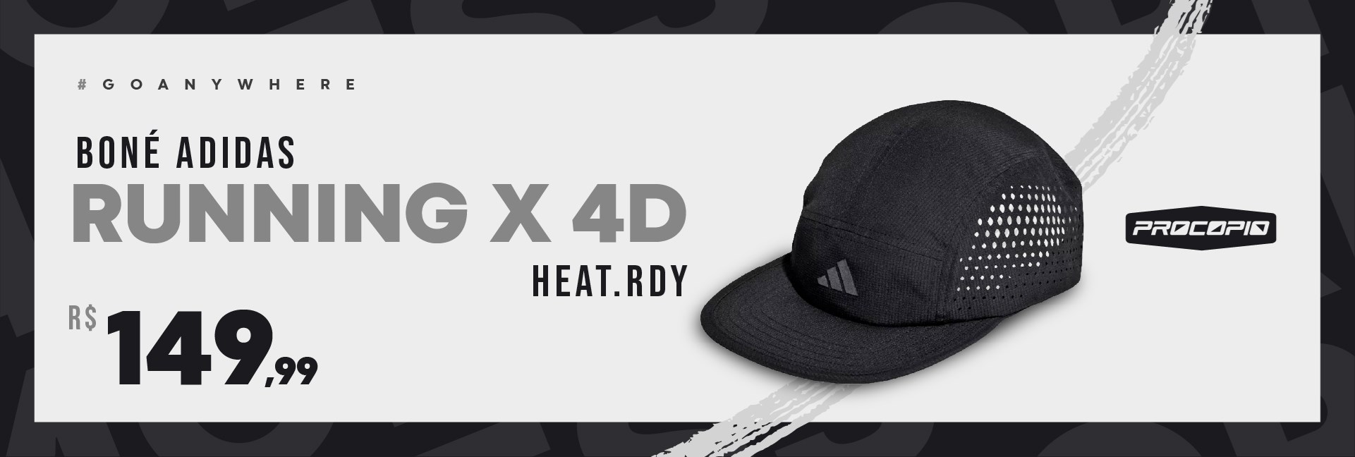 Boné adidas Running X 4D Heat.Rdy