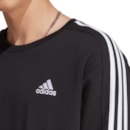 Blusão adidas Moletinho 3 Listras Masculino