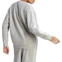Blusão adidas Moletinho Essentials 3-Stripes Feminino