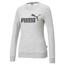 Blusão Puma de Moletom Essentials Logo Feminino
