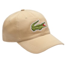 Boné Lacoste Big Croc Algodão com Tira Contrastante
