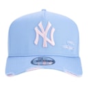 Boné New Era 9FORTY A-Frame Destroyed MLB New York Yankees Light Blue