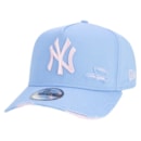 Boné New Era 9FORTY A-Frame Destroyed MLB New York Yankees Light Blue