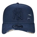 Boné New Era 9FORTY A-Frame Destroyed MLB New York Yankees Navy
