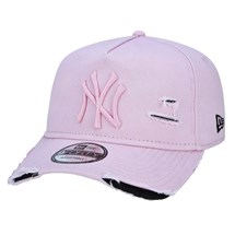 Boné New Era 9FORTY A-Frame Destroyed MLB New York Yankees Pink
