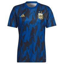 Camisa adidas Argentina Aquecimento Copa 2022 Qatar Masculino