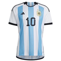 Camisa adidas Argentina I Copa 2022 Qatar Masculino (Nº 10 MESSI)