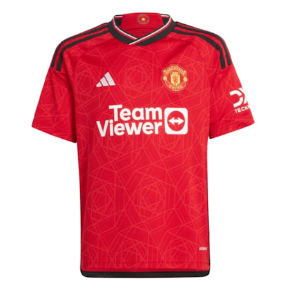 Camisa adidas Manchester United I 23/24 Juvenil