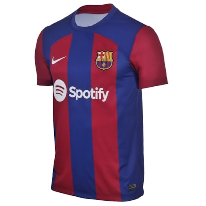 Camisa Nike Barcelona I 2023/24 Torcedor Pro Masculino