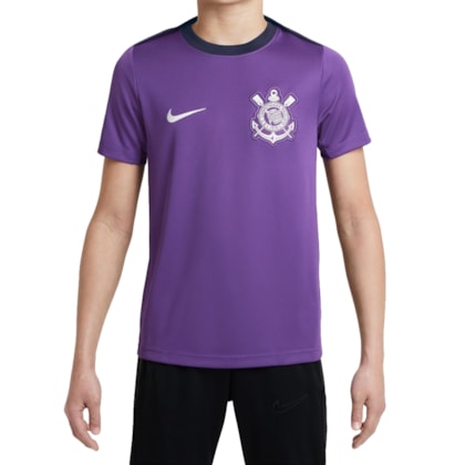 Camisa Nike Corinthians Treino 2025 Juvenil