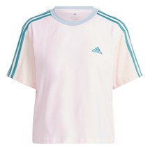 Camiseta adidas Essentials 3-Stripes Cropped Feminino