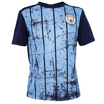 Camiseta Balboa Manchester City Blues Dry Fit Juvenil