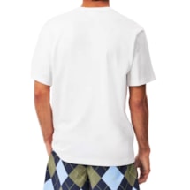 Camiseta Lacoste Argyle Cotton Masculino