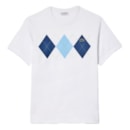 Camiseta Lacoste Argyle Cotton Masculino