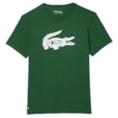 Camiseta Lacoste Letter Ultra-Dry Croc Estamp Masculino