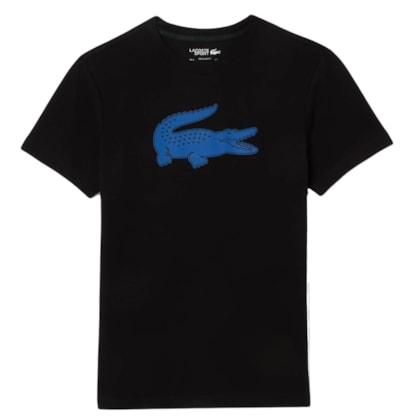 Camiseta Lacoste Sport 3D Croc Stamp Jersey Masculino