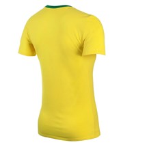 Camiseta Nike CBF Brasil Ringer Algodão Feminino