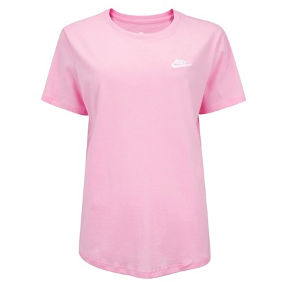 Camiseta Feminina Nike Sportswear Essential Rosa