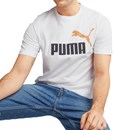 Camiseta Puma Essentials+ 2 Colour Logo Masculino