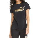 Camiseta Puma Essentials Plus Metallic Logo Feminino