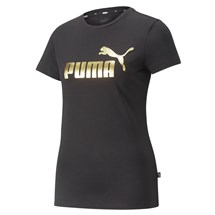 Camiseta Puma Essentials Plus Metallic Logo Feminino