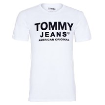 Camiseta Tommy Jeans Essential Logo Frontal Masculino