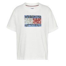Camiseta Tommy Jeans Flower Stamp Cotton Feminino