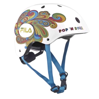 Capacete Fila Bellla White Infantil