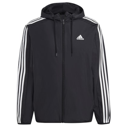 Jaqueta adidas Quebra-Vento Essentials Woven 3-Stripes Masculino