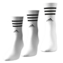 Meia adidas 3-Stripes Pack com 3 Pares Masculino