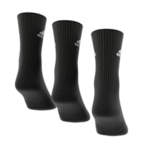 Meia adidas Cushion Cano Alto Com 3 Pares Masculino