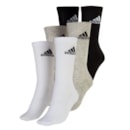 Meia adidas Cushion Cano Alto Com 3 Pares Masculino