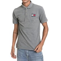 Polo Tommy Jeans Logo Frontal Regular-Fit Masculino